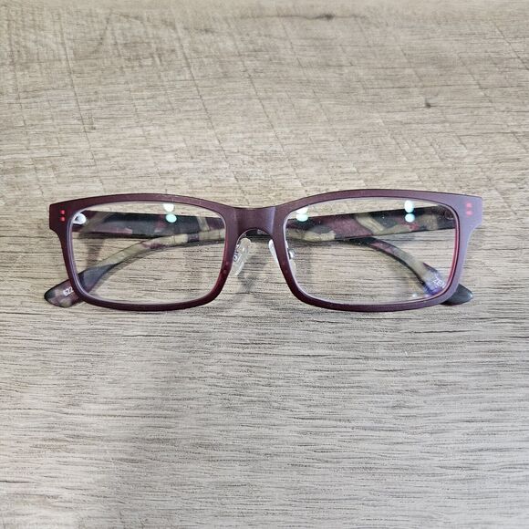 ZENNI 622115 Red Burgundy Full Rim Rectangle Eyeglasses Frames - Picture 1 of 7